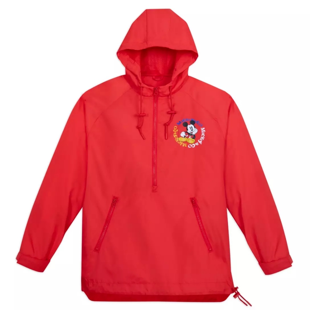 Mickey Mouse Packable Hooded Rain Jacket for Adults – Mickey & Co. NWT XL